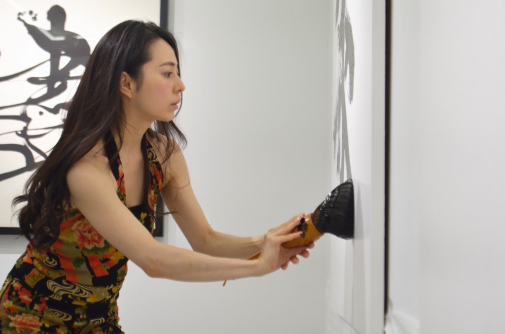 東京銀座で開催中の『Ink Art Show』にてパフォーマンスしました。