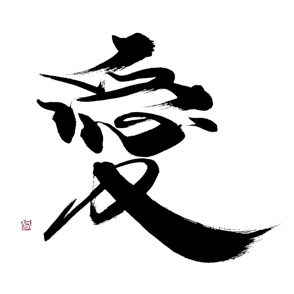 経済同友会 経済同友 表紙連載「私の一文字 2025年5月号」“愛”を揮毫